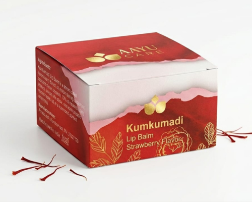 Aayu Care Kumkumadi Lip Balm (Strawberry)